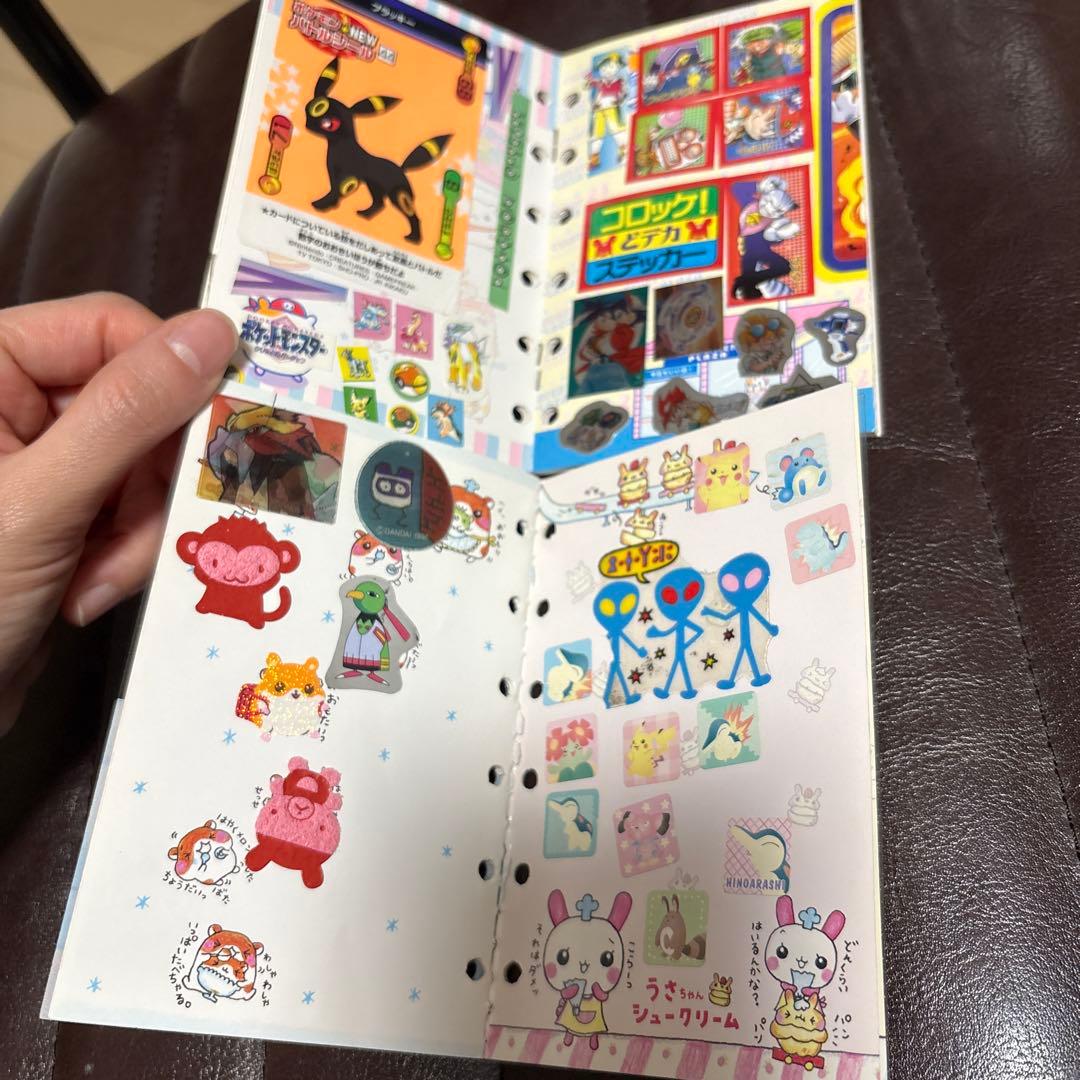 【当時物】平成レトロ　シール付き　シール帳　たまごっち　ポケモン　レア