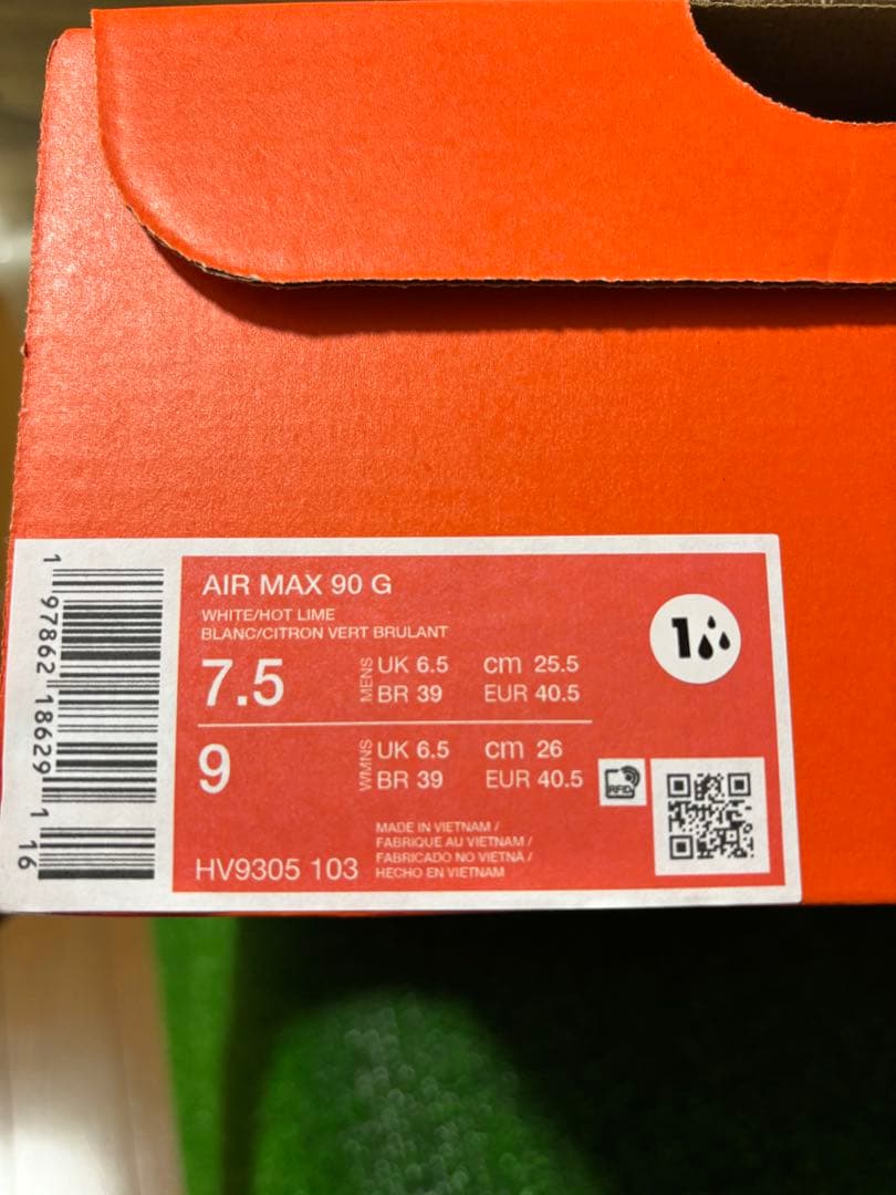 【中古品】NIKEGOLF Nike AirMax 90G 25.5cm
