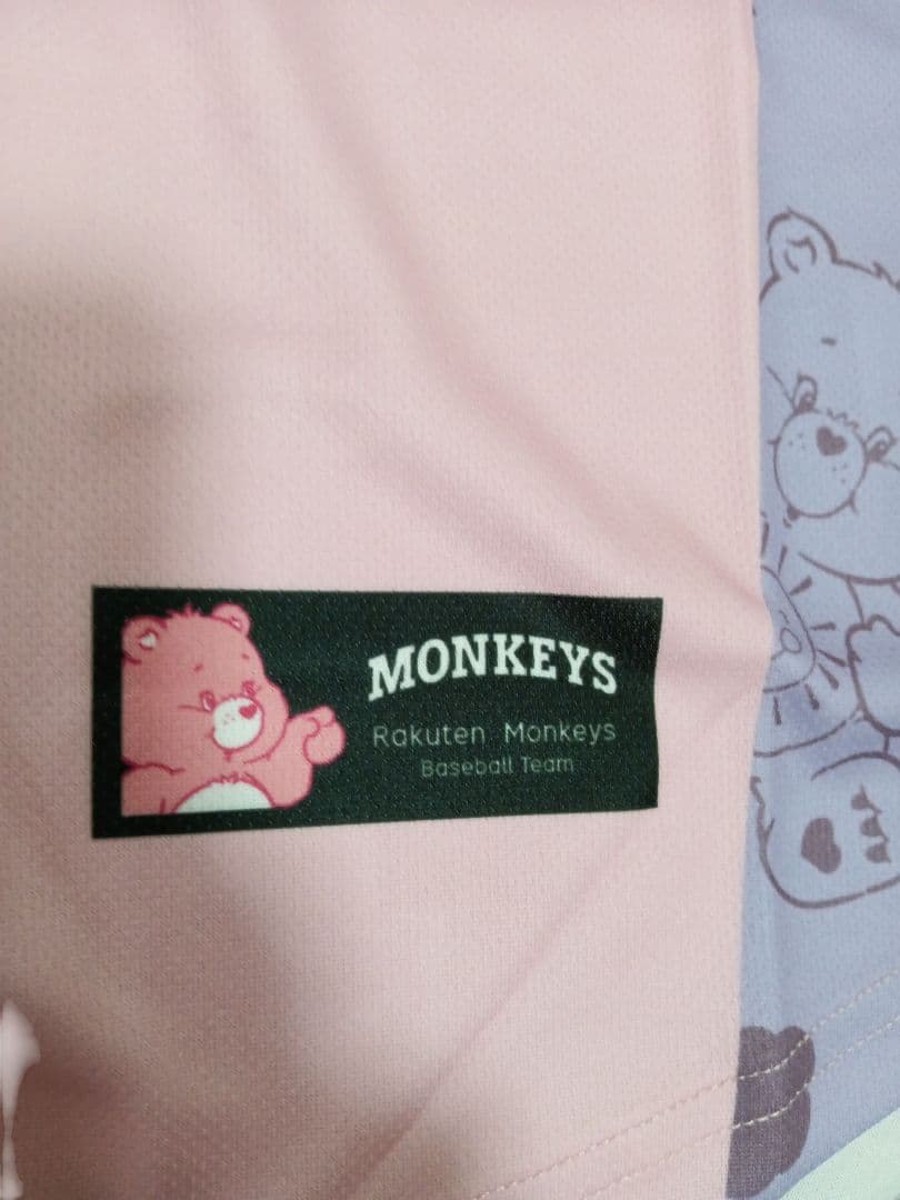 Cure Bears キュアベア　楽天モンキーズ　 応援　ユニフォーム ピンク