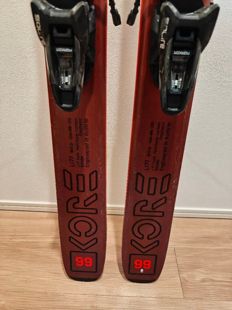【名機】HEAD KORE 99 177cm + MARKER SQUIRE