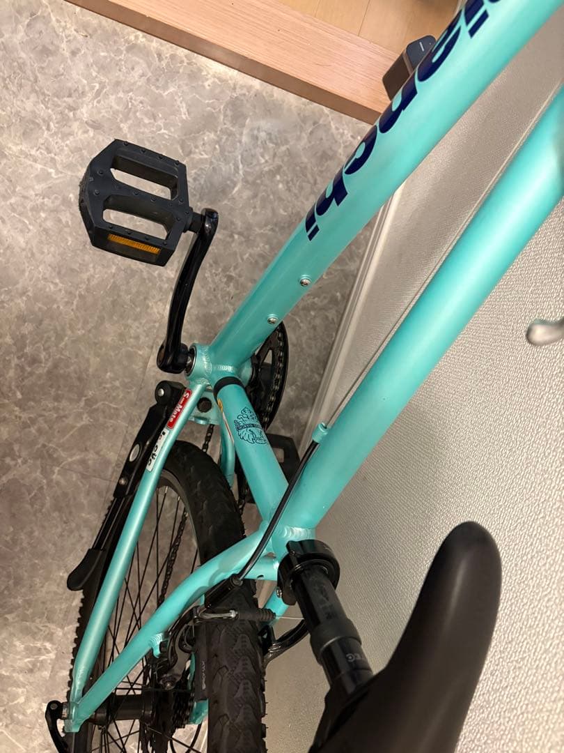 【港区引取限定】Bianchi PIRATA 26チェレステ8速 ジュニアMTB