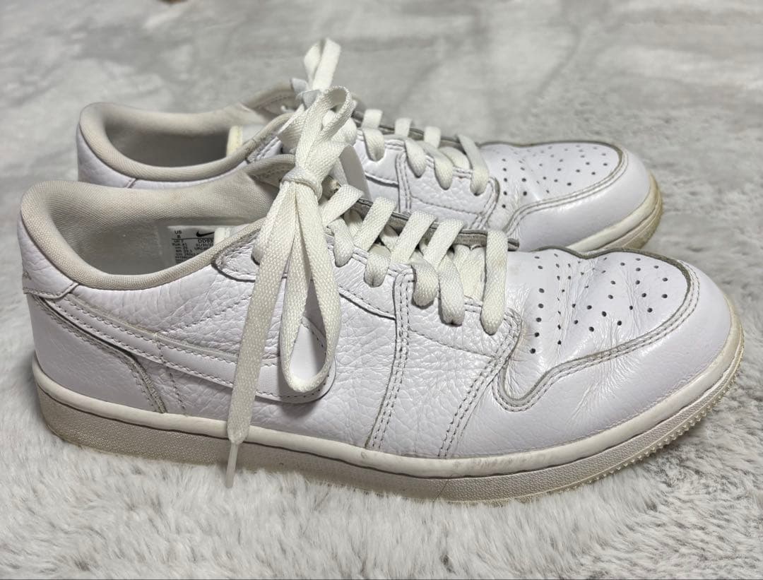 NIKEエアジョーダン1 ロー ゴルフシューズ トリプルホワイト26㎝