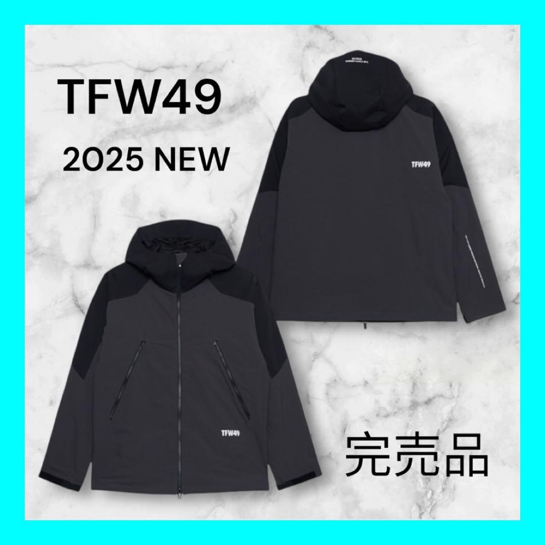 新品タグ付き⭐️TFW49⭐️ナイロン裏ボア⭐️ ブラック✖️チャコール⭐️完売品