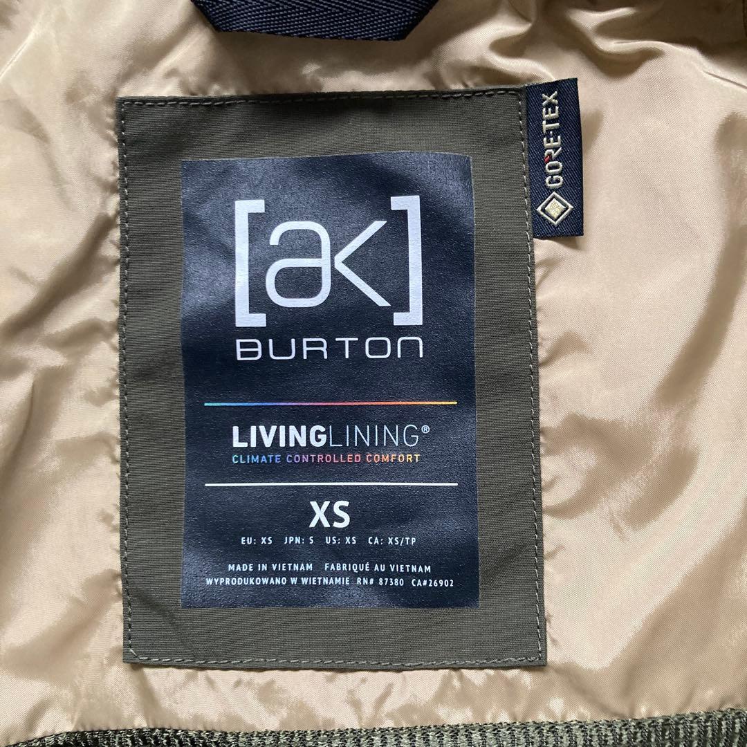 Burton [ak]　GORE-TEX　CYCLIC JK　カーキ　XS