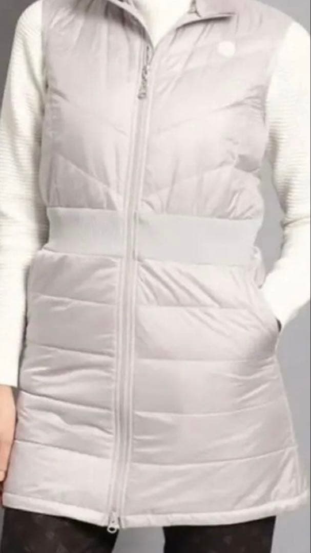 アダバット 中綿ロングベスト 美品