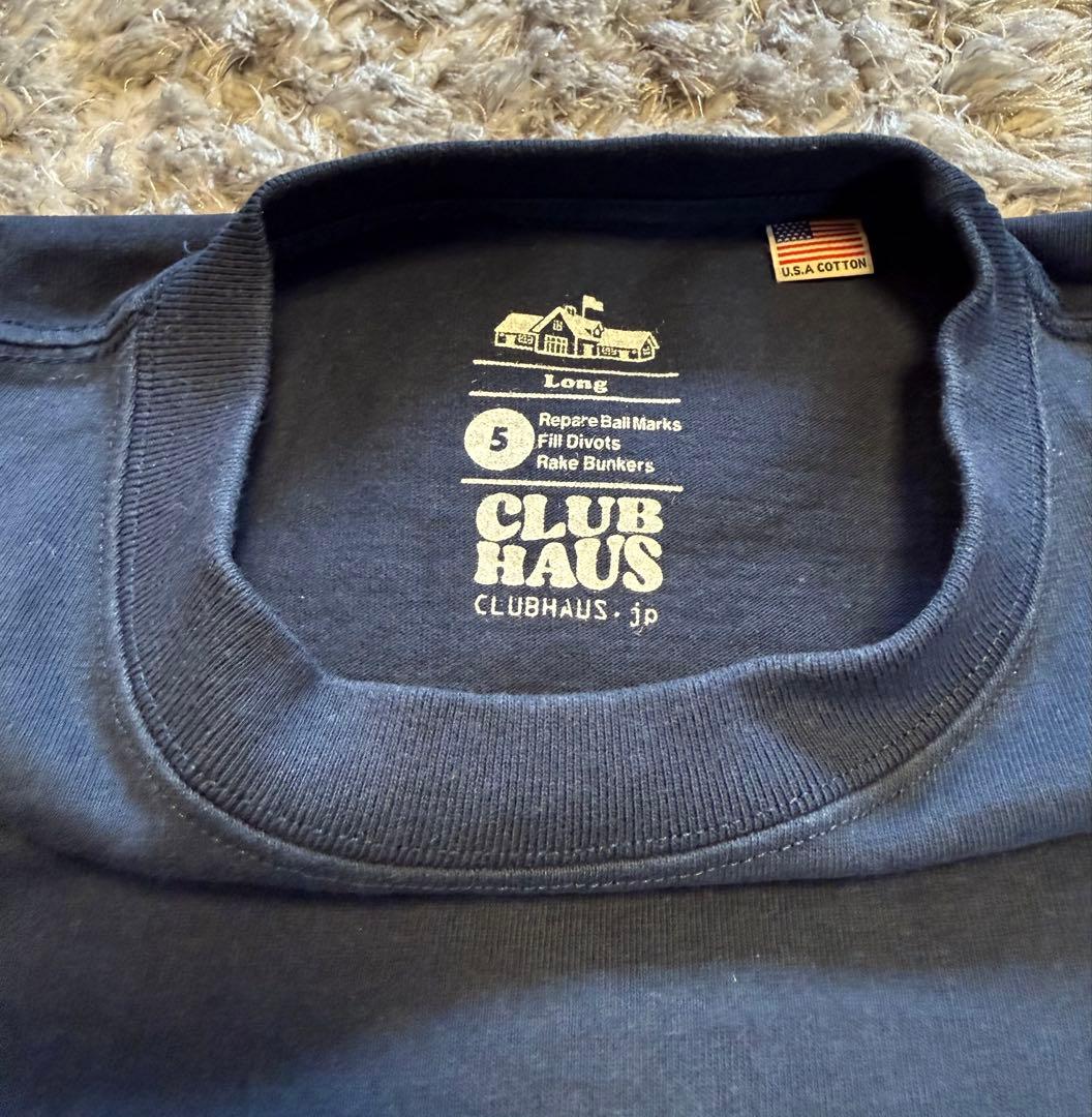 Clubhausネイビー Tシャツ