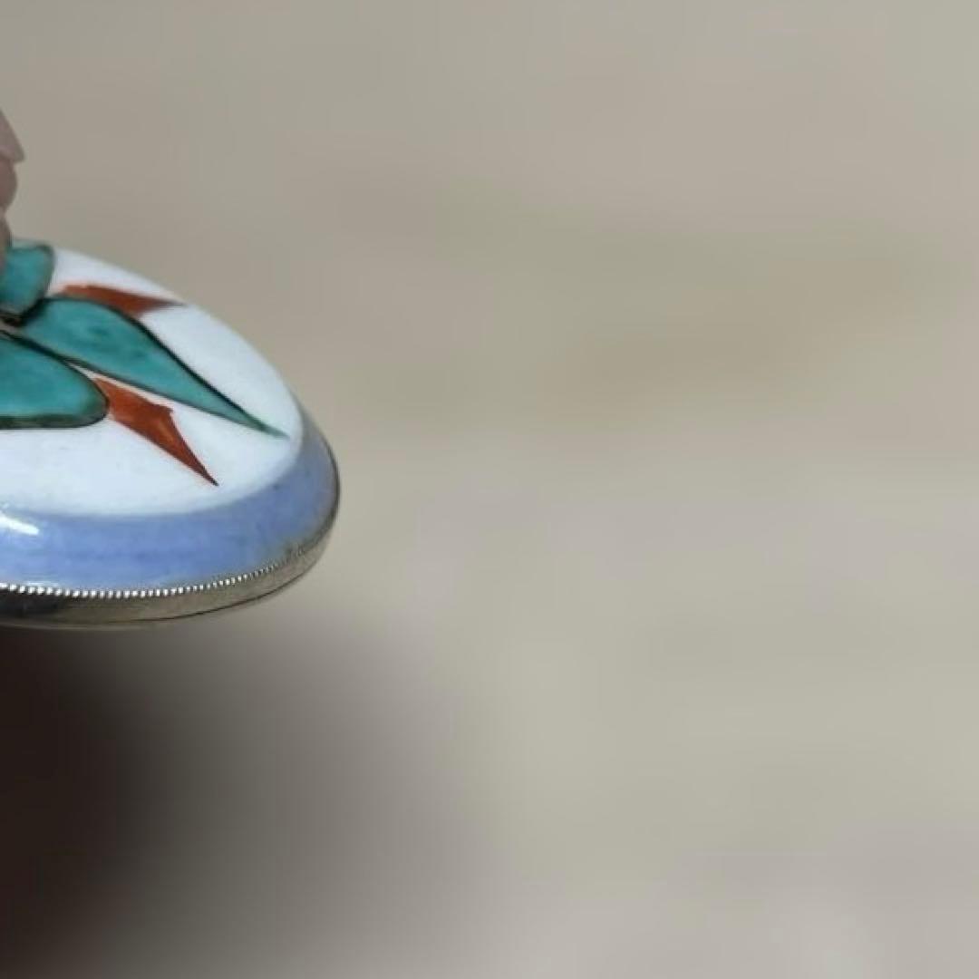 富本憲吉　色絵帯留　合箱