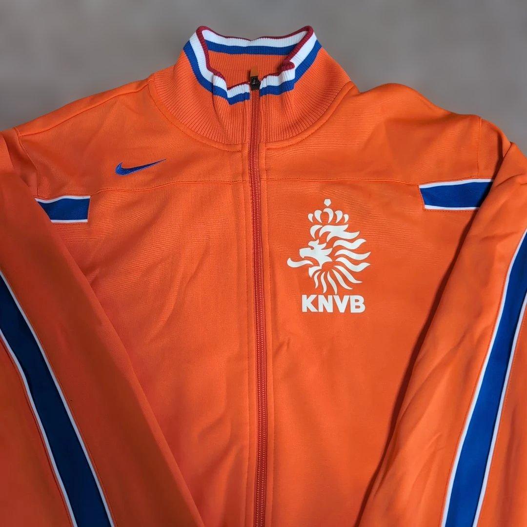 [美品]NIKE サッカー オランダ代表 トラックジャケット ジャージ L