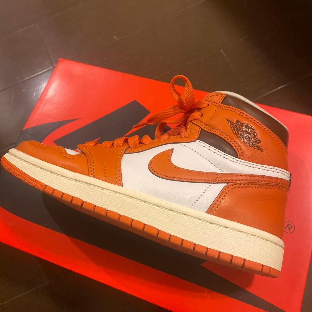 NIKE Air Jordan 1 オレンジ/ホワイト ハイカット