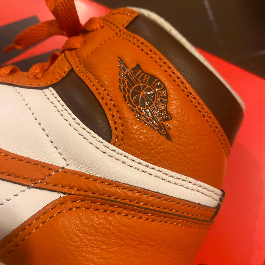 NIKE Air Jordan 1 オレンジ/ホワイト ハイカット