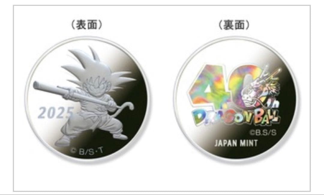 新品　ドラゴンボール40周年記念2025プルーフセット、貨幣セット 2点セット
