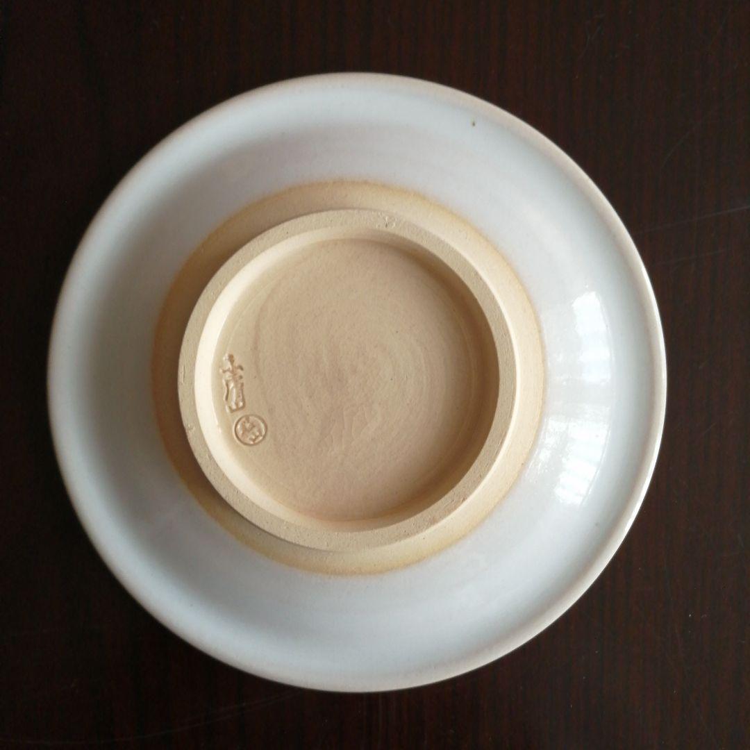 赤膚焼　大塩昭山　奈良絵銘々皿　5枚　14.2cm