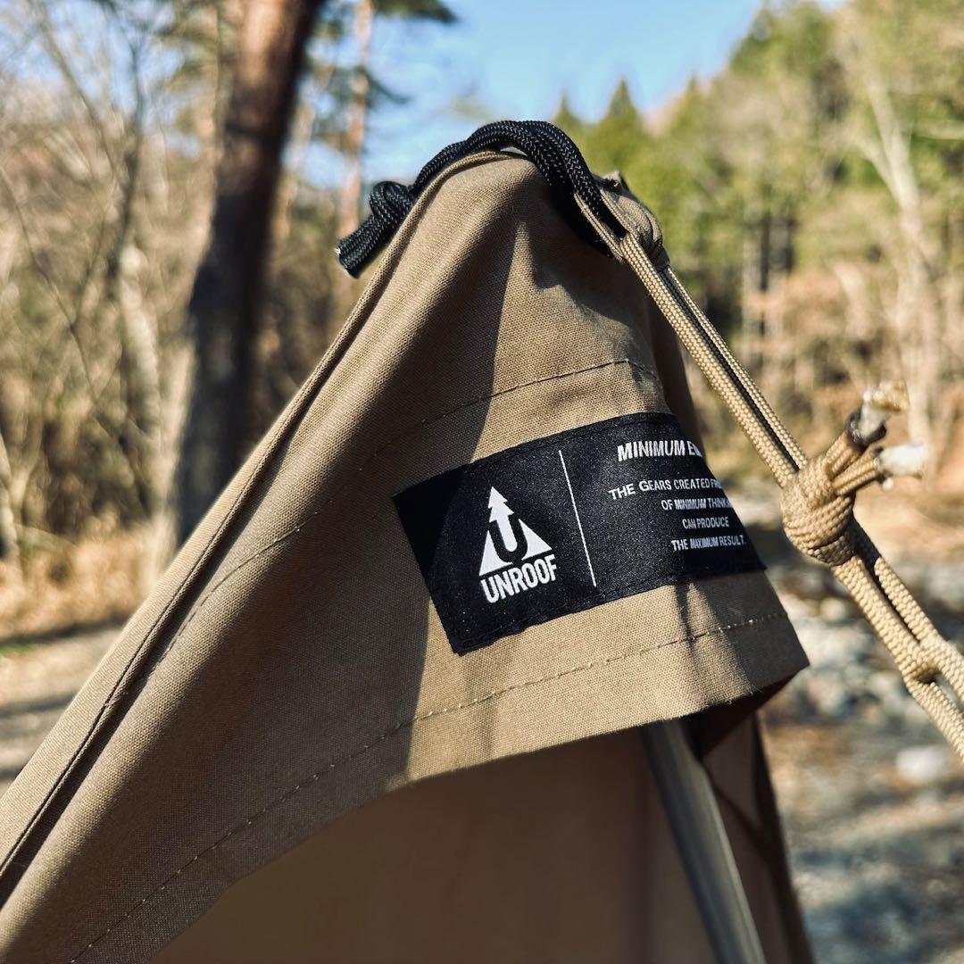 unroof Wrap Shelter 難燃シェルター 焚き火タープ 日本製