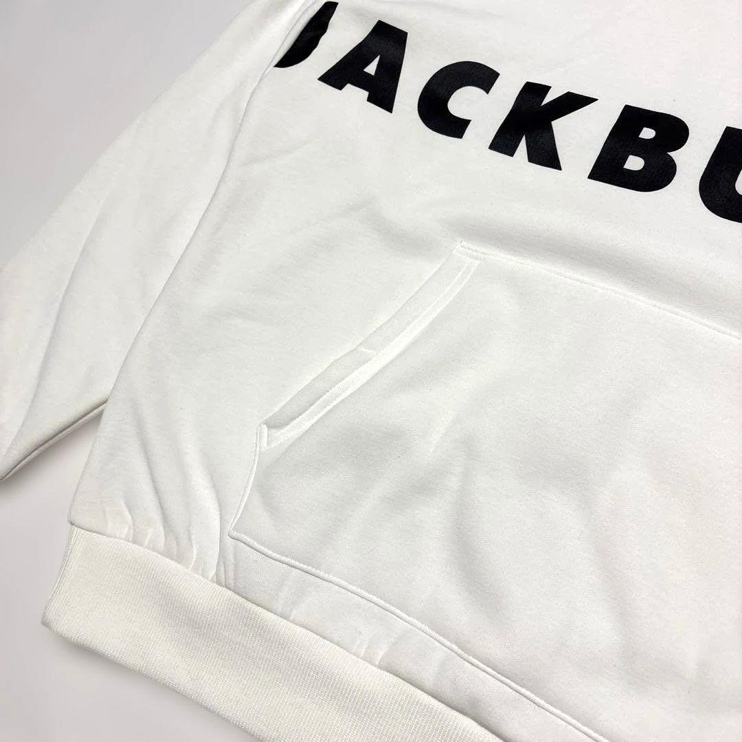 タグ付き未使用　ジャックバニー　パーカー　裏起毛　ビックロゴ　白　サイズ1