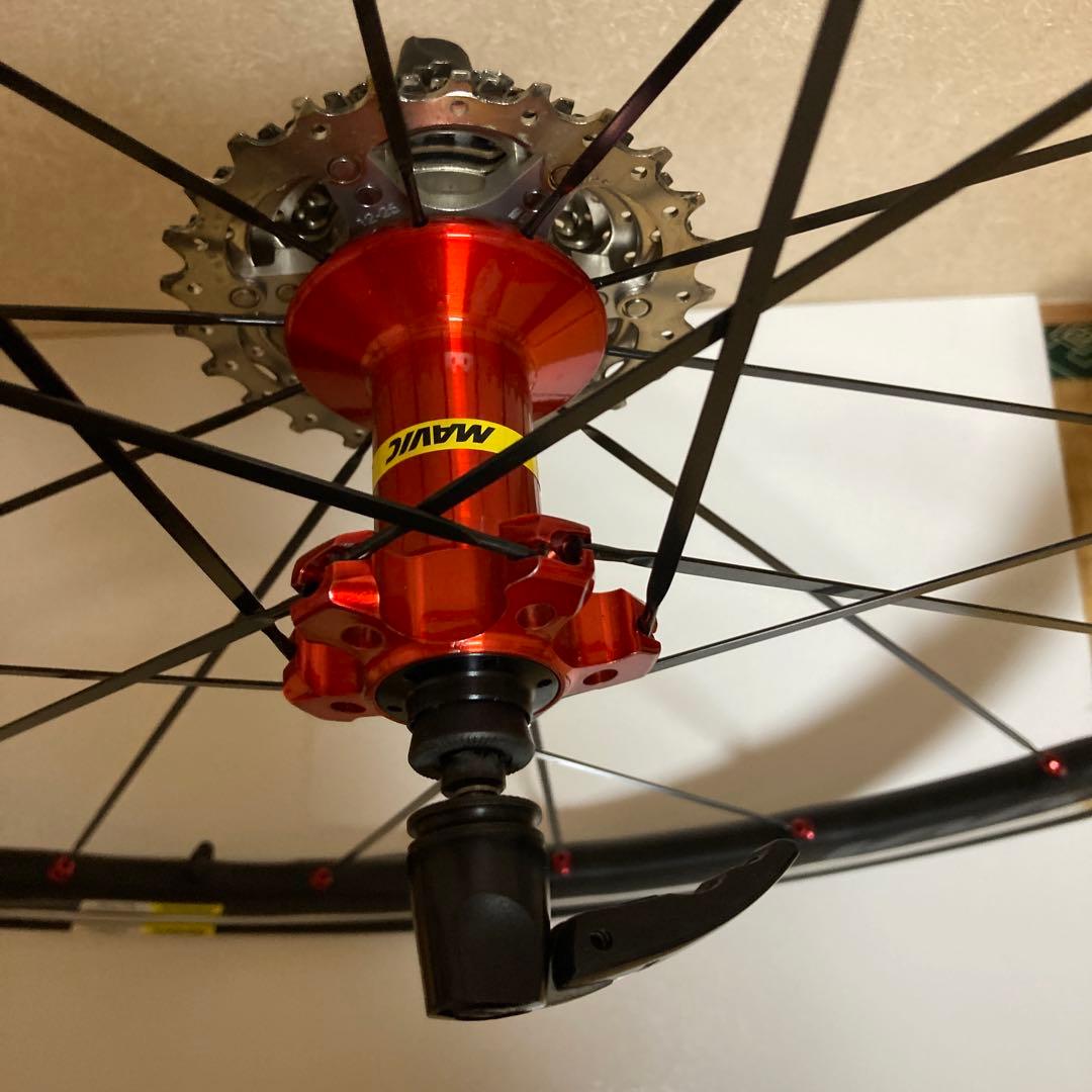 MAVIC KSYRIUM ELITE完組ホイール ブラック/レッド