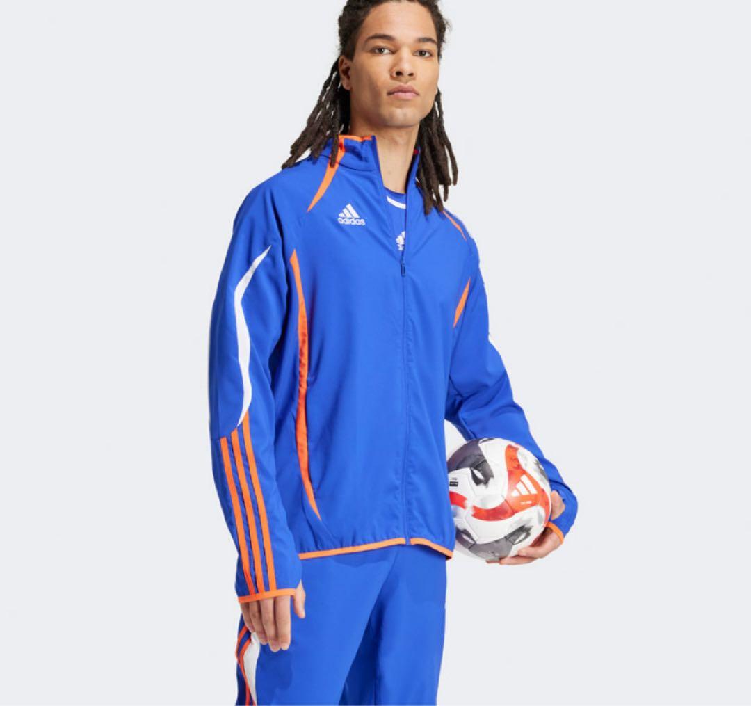 L 新品 アディダス サッカー ウーブン 上下 ピステ ジャケット パンツ