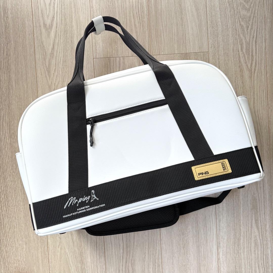 【美品】PING ピン 希少品 ゴルフ ボストンバック GB-F2504