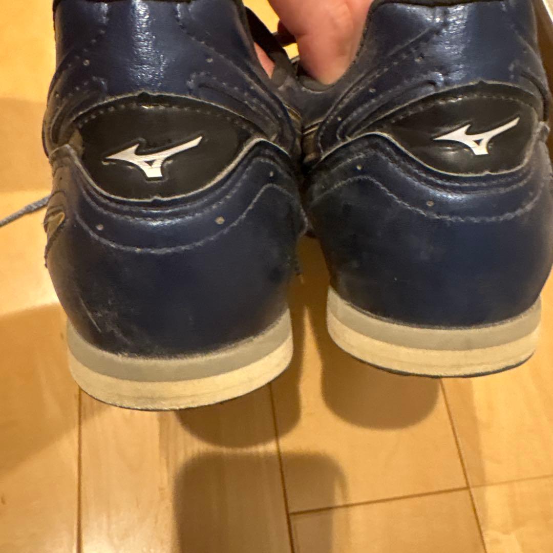 Mizuno フィールドジオAJ27.0スパイクシューズ ネイビー/ゴールド