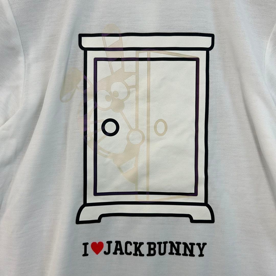 Jack Bunny!! × ドラえもん どこでもドア 半袖 ポロシャツ