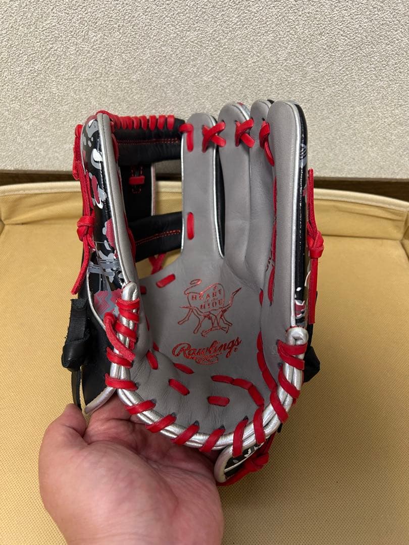 未使用 ローリングス 軟式グラブ 内野手用 右投
