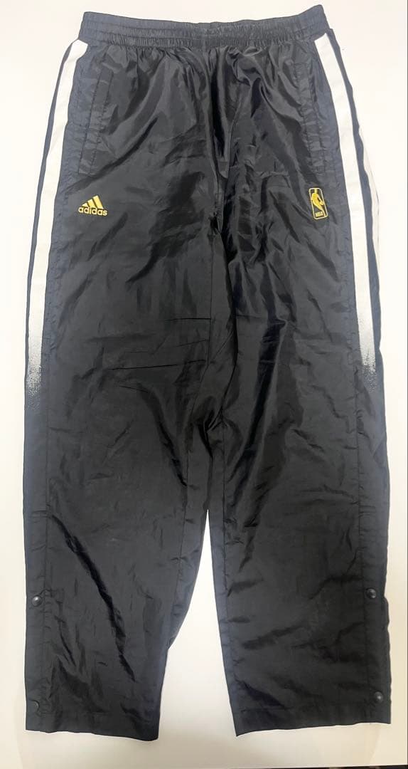 【激レア‼️】adidas NBA ブラック ウォームアップウェア　金ロゴ　L