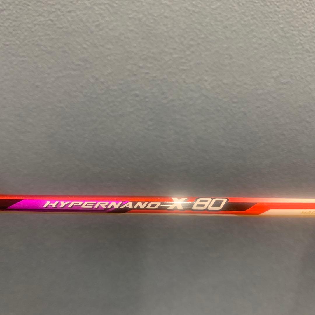 希少！VICTOR バドミントンラケット　ハイパーナノX80 4UG5