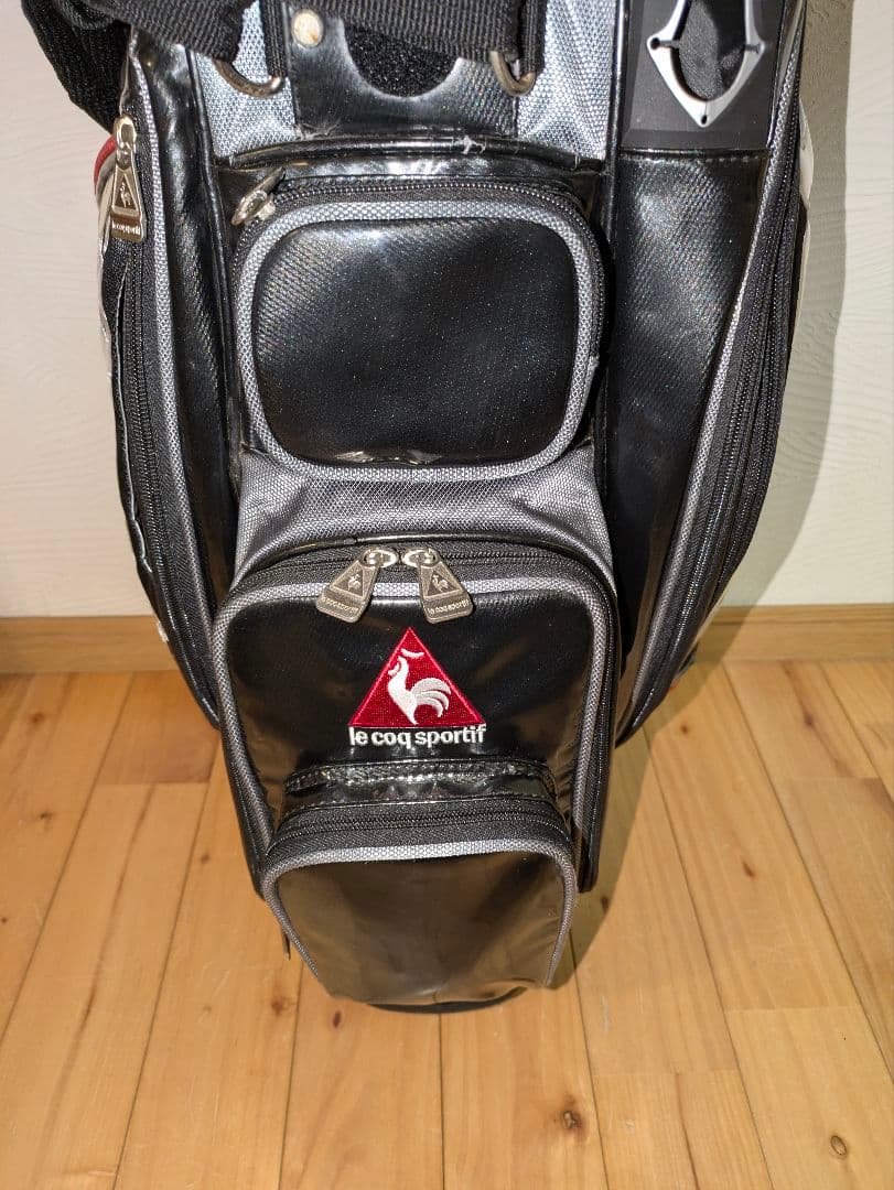 ル・コック スポルティフ キャディバッグ【中古良品】フード付 交渉有 スタンド付