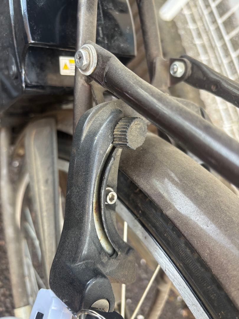 電動アシスト自転車 ブラウン 前カゴ付き メルレット ブラウン