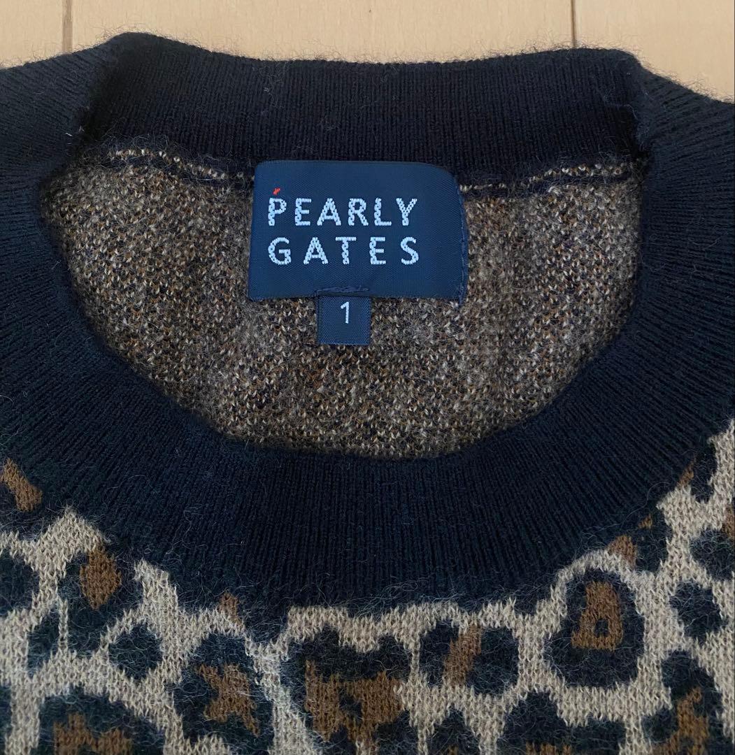 最終価格‼︎PEARLY GATES ヒョウ柄セーター サイズ1