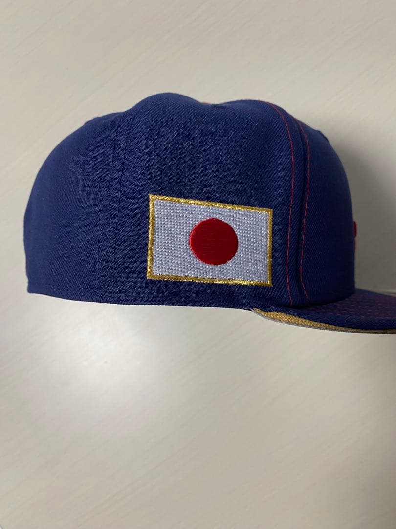 ニューエラキャップWBC大谷翔平16サイン刺繍&キーホルダー侍ジャパンネイビー