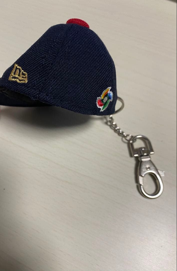 ニューエラキャップWBC大谷翔平16サイン刺繍&キーホルダー侍ジャパンネイビー
