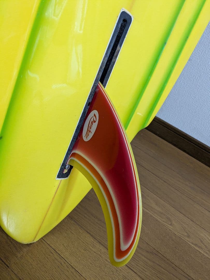 送料込み　LOCAL POINTS サーフボード イエロー 約180cm