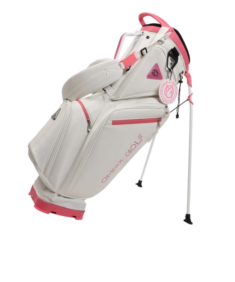 OMNIX GOLF スタンドバッグ 8.5型 軽量 OM21SSSB-WHPK