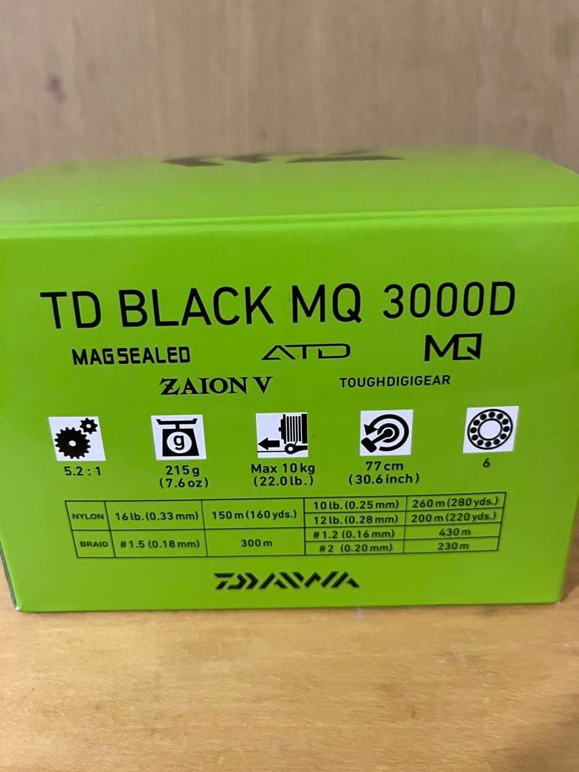 DAIWA 21 TD BLACK MQ 3000D 海外モデル　セルテート