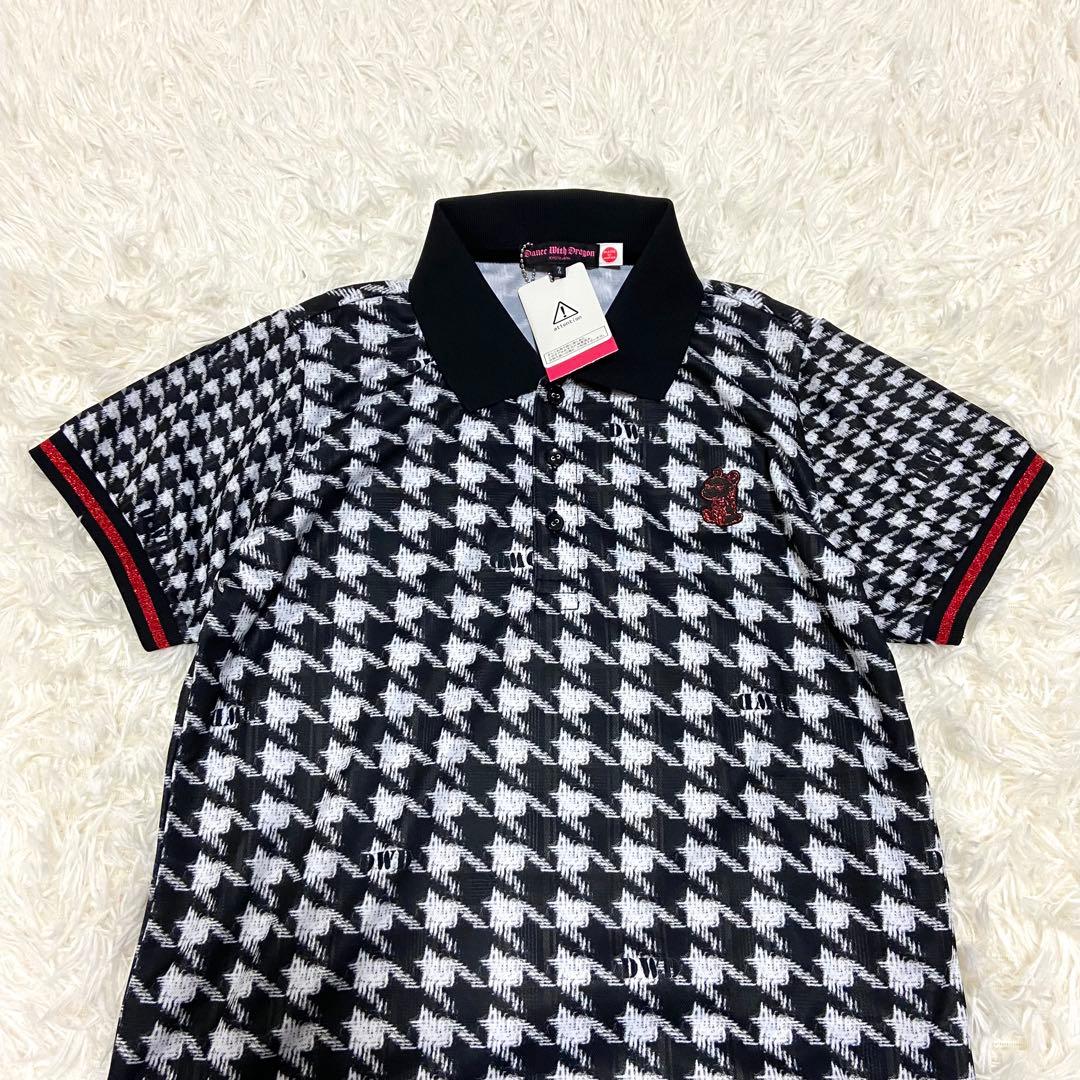 新品タグDANCE WITH DRAGONダンスウィズドラゴン　ゴルフポロシャツ