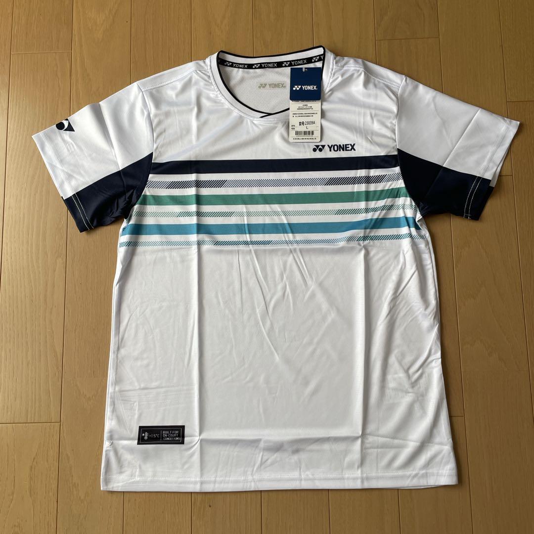 ヨネックス　YONEX テニス＆バドミントン　ゲームウェア　新品　Lホワイト