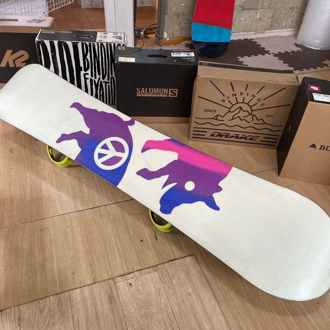 BURTON×FLUX　バートン　フラックスバイン付き　スノーボードセット