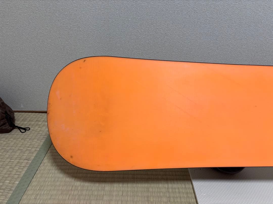 AUKNIX スノーボード セットグレーソールオレンジ約155cm