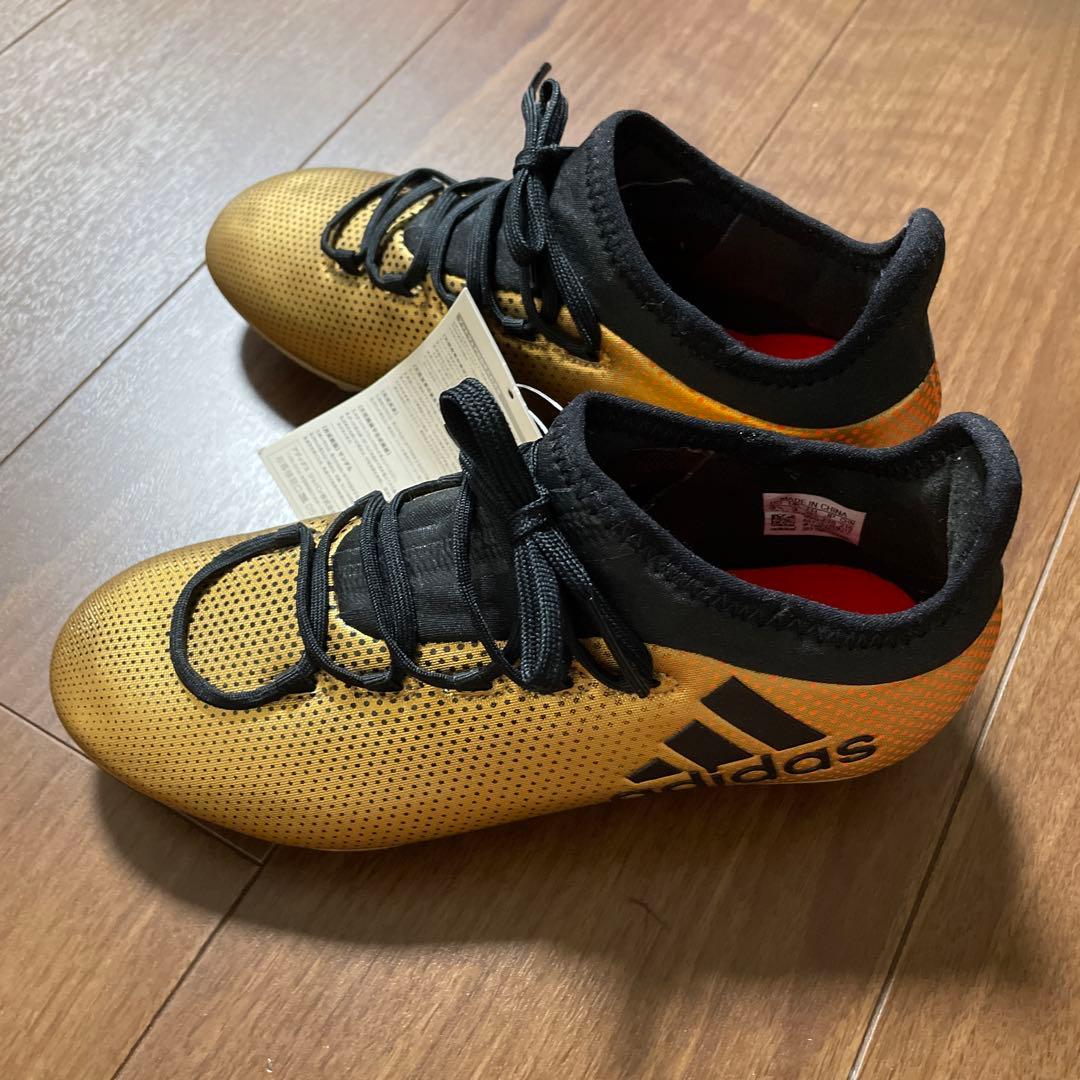 【新品】アディダス　スパイク　22センチ X 17.1FG