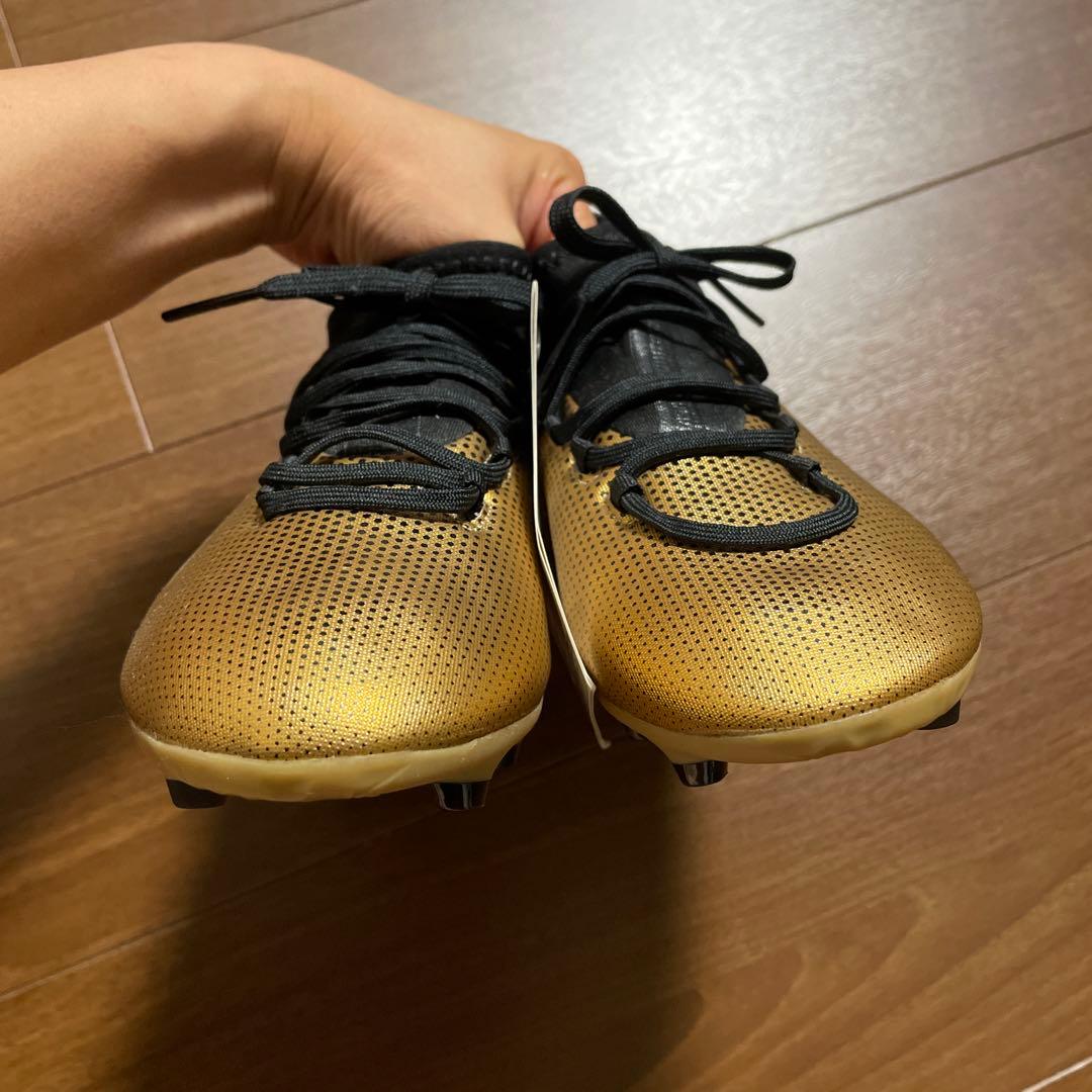 【新品】アディダス　スパイク　22センチ X 17.1FG