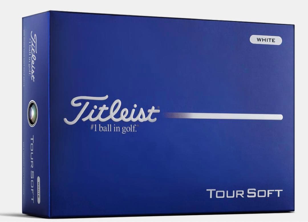 新品2026年NEWタイトリストTourSoftホワイト　2ダース（24球）