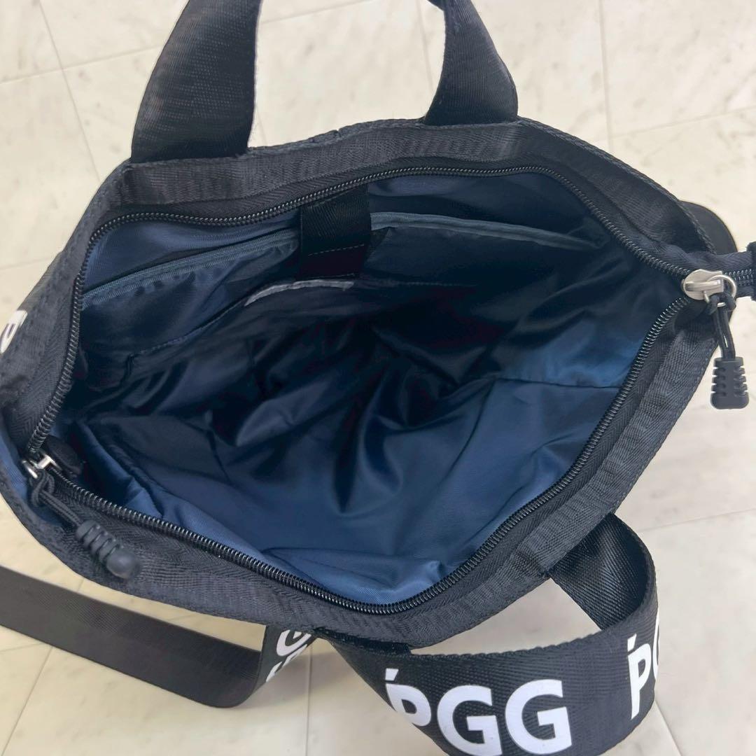 PGG パーリーゲイツリュックサック 手提げ　ブラック ネイビー