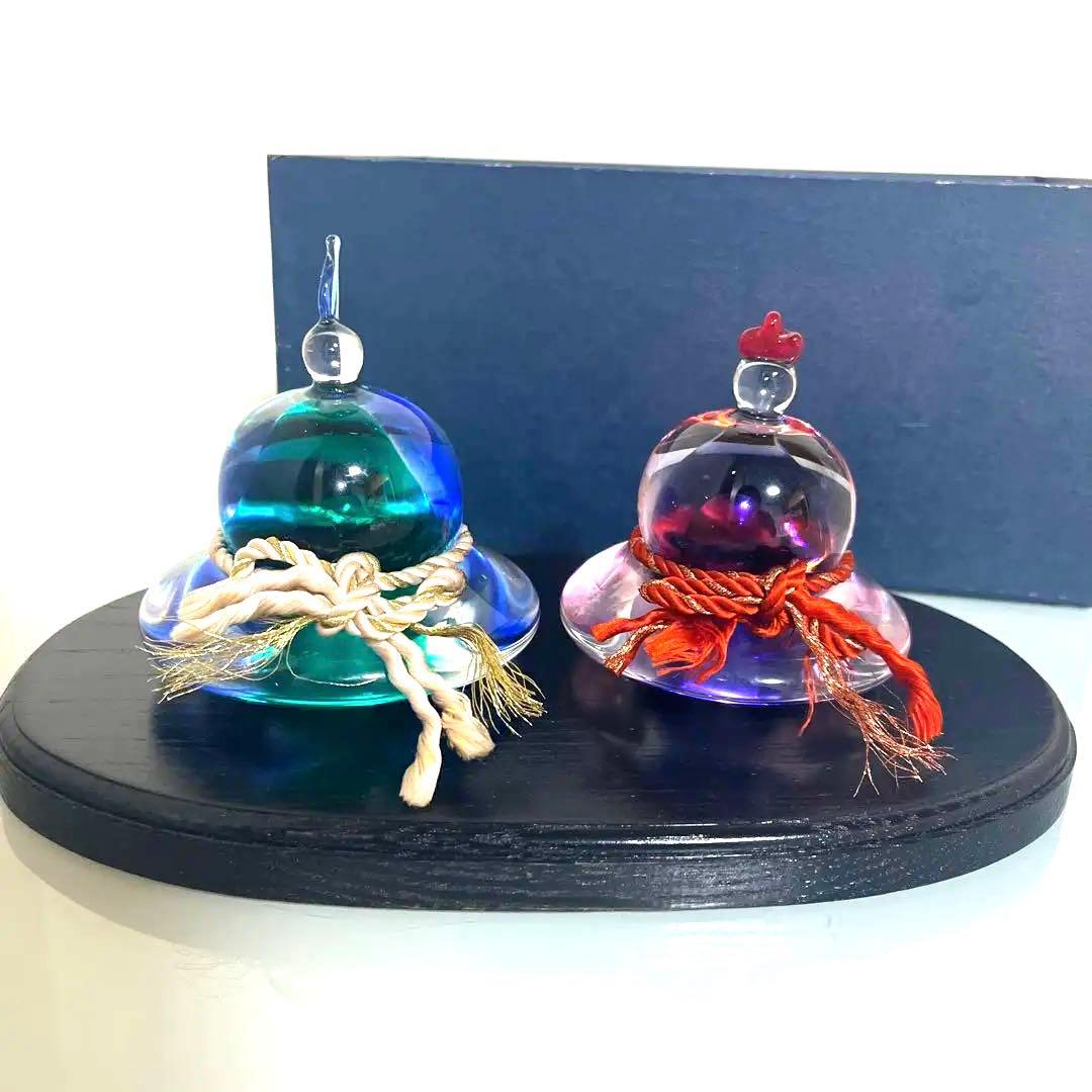 マルティグラス　Multi Glass　雛人形　お雛様　ガラス細工　ガラス工芸品