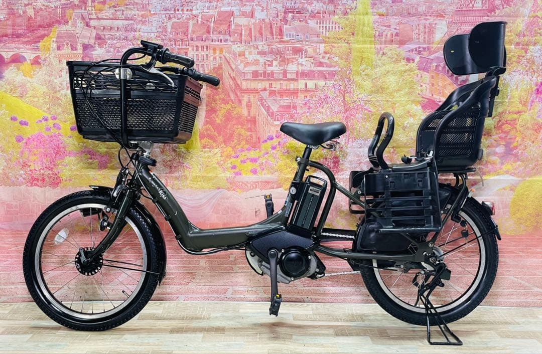 ZK3692 電動自転車 ヤマハ パスキス 子供乗せ 20インチ 送料無料