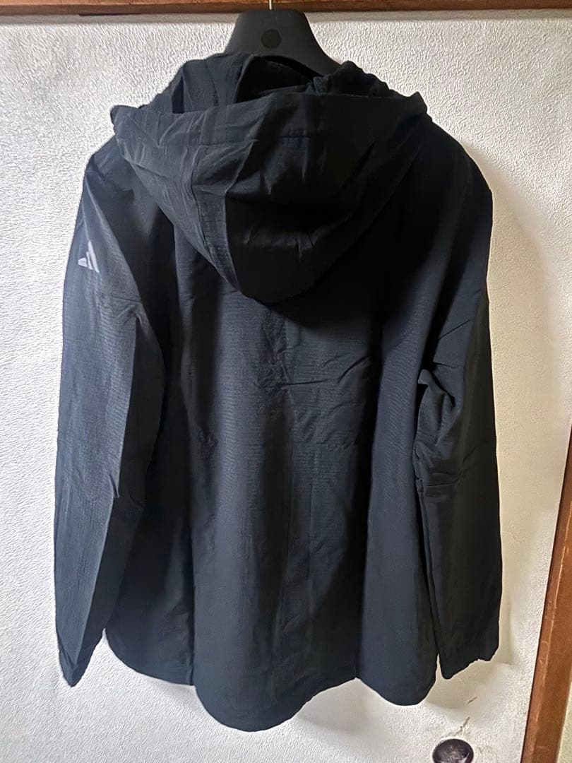 【新品・定価1.3万】アディダス ゴルフ 薄手 パーカー ブラック XL