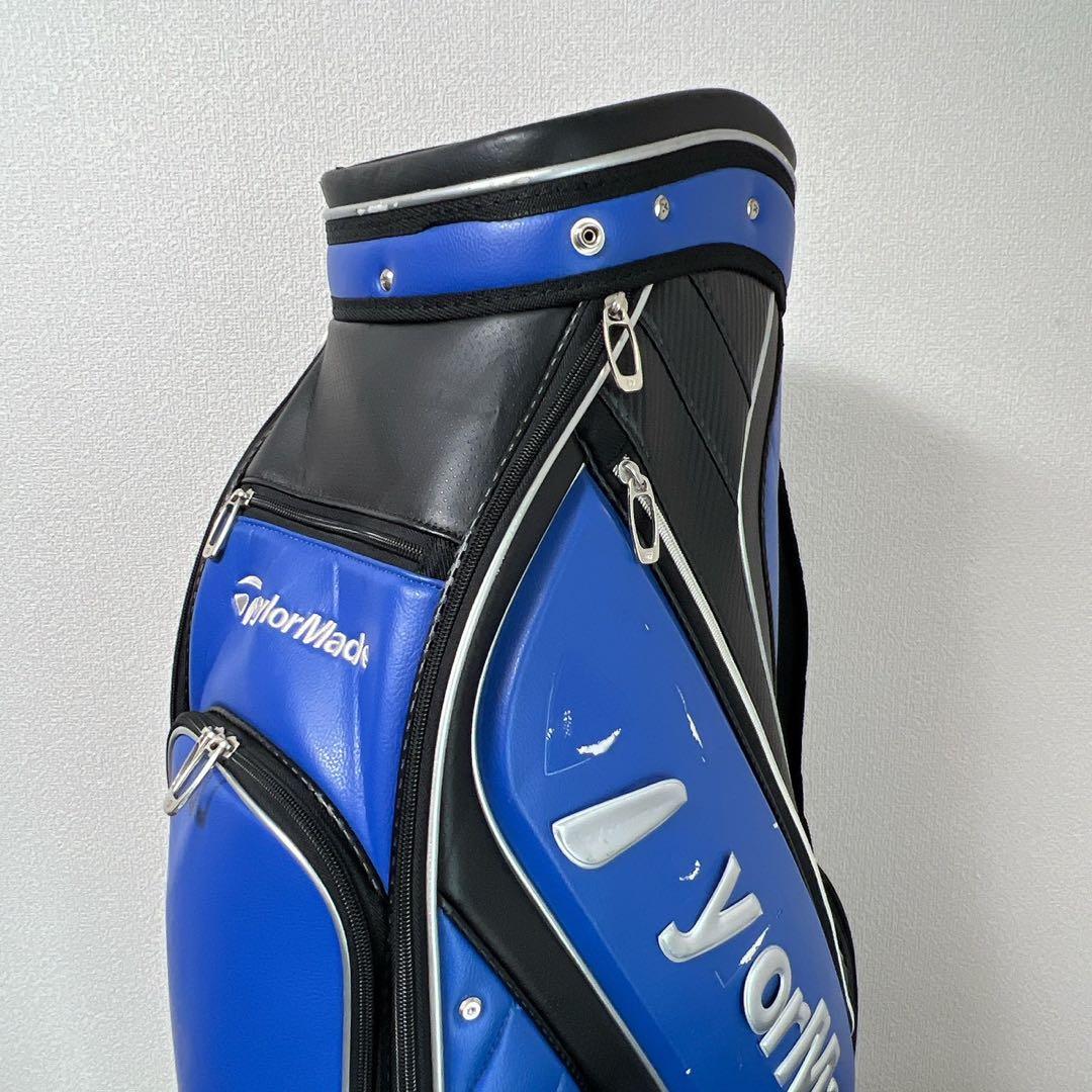 テーラーメイド キャディバッグ 5分割 ブルー×ブラック TaylorMade