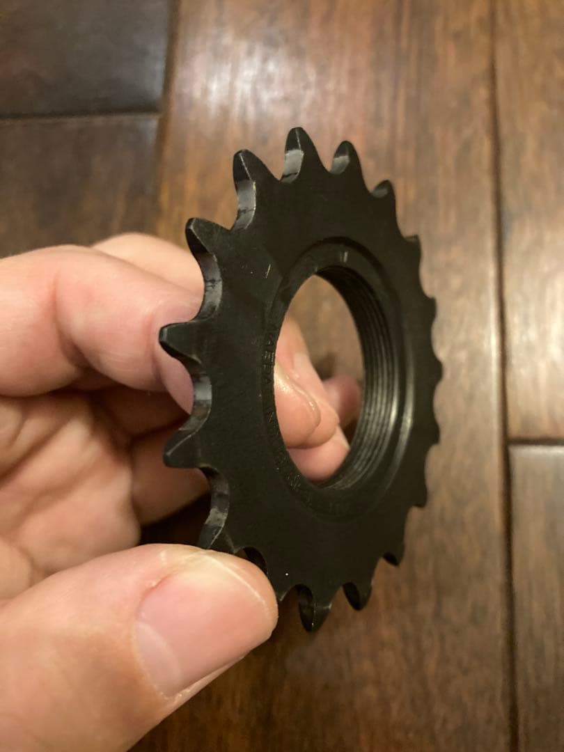 NJS サンツアー 前田工業 17Tコグ+ロックリングセット