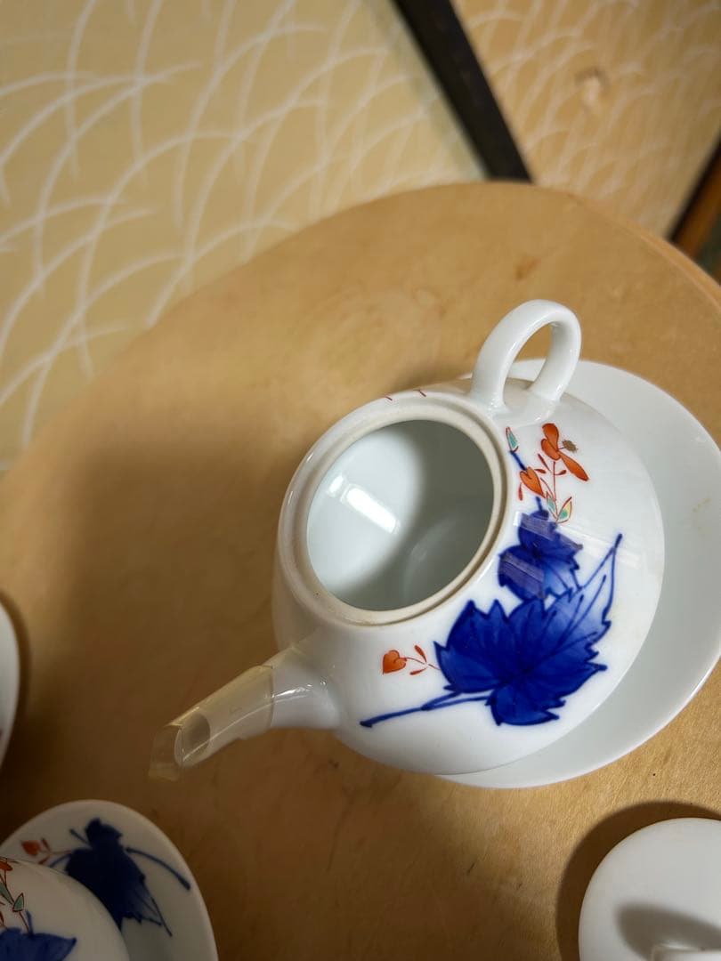 香蘭社　受け皿付き茶碗蒸し碗　醤油さし