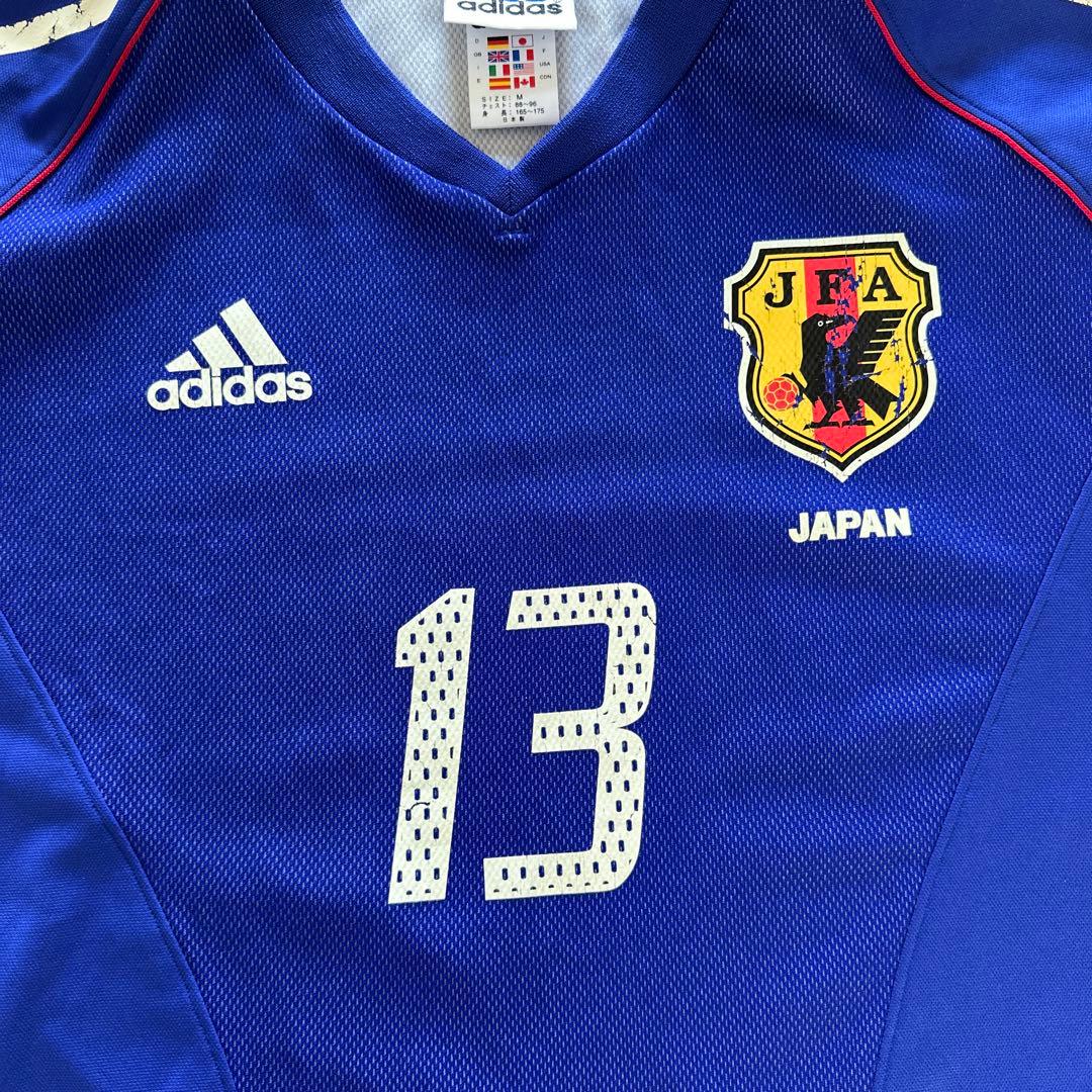 adidas サッカー日本代表　レプリカ　ユニフォーム M 柳沢敦　13 日本製
