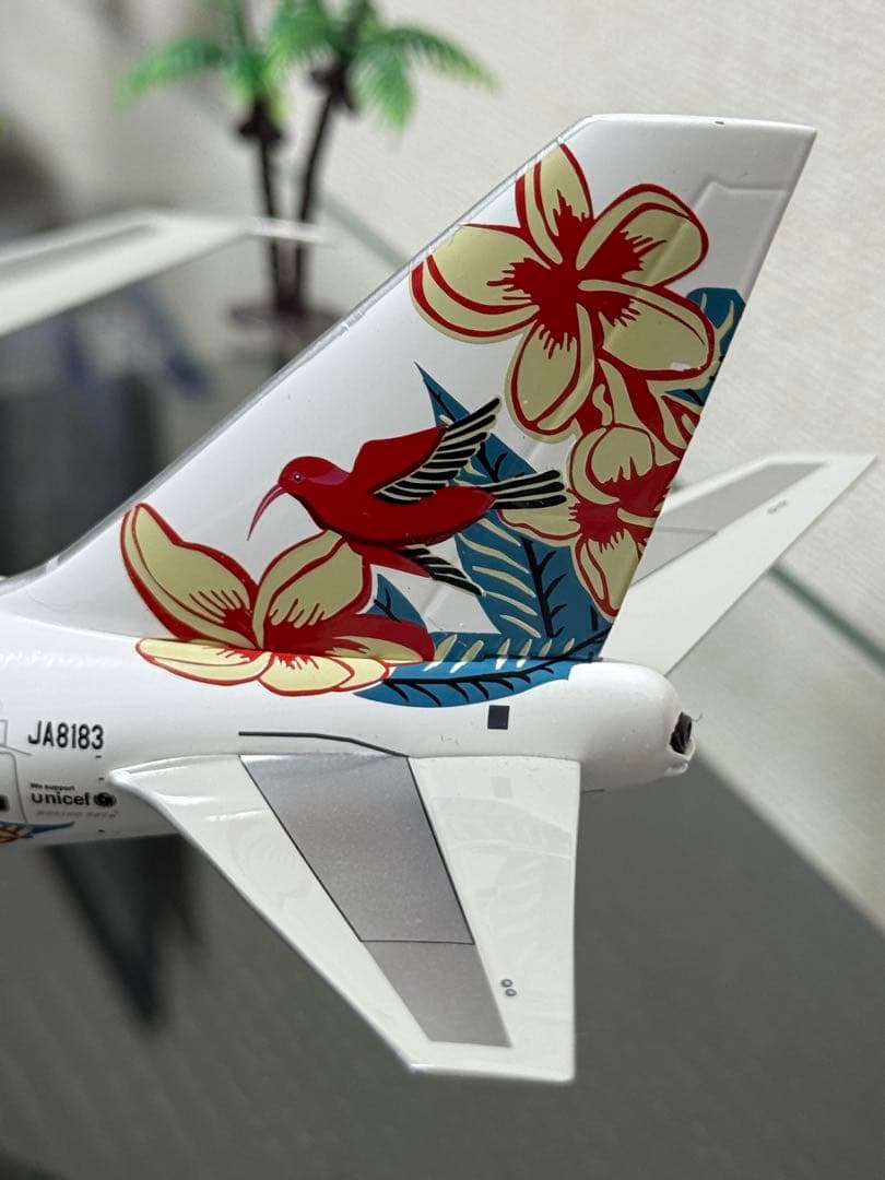 JAL日本航空B747 リゾッチャ塗装1/200 ダイキャストモデル